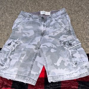Kids Camouflage Cargo Shorts